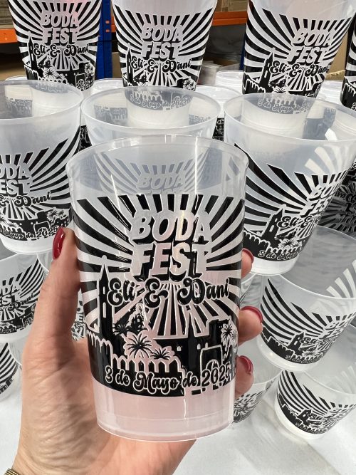 Vasos festival personalizados